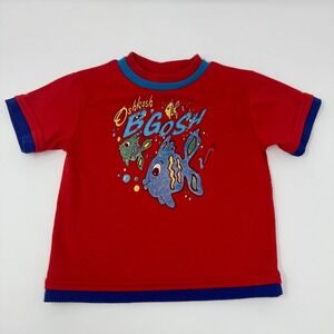 Vintage OshKosh Baby B'gosh fish‎ Cute T-Shirt Size 24 Months Made In USA